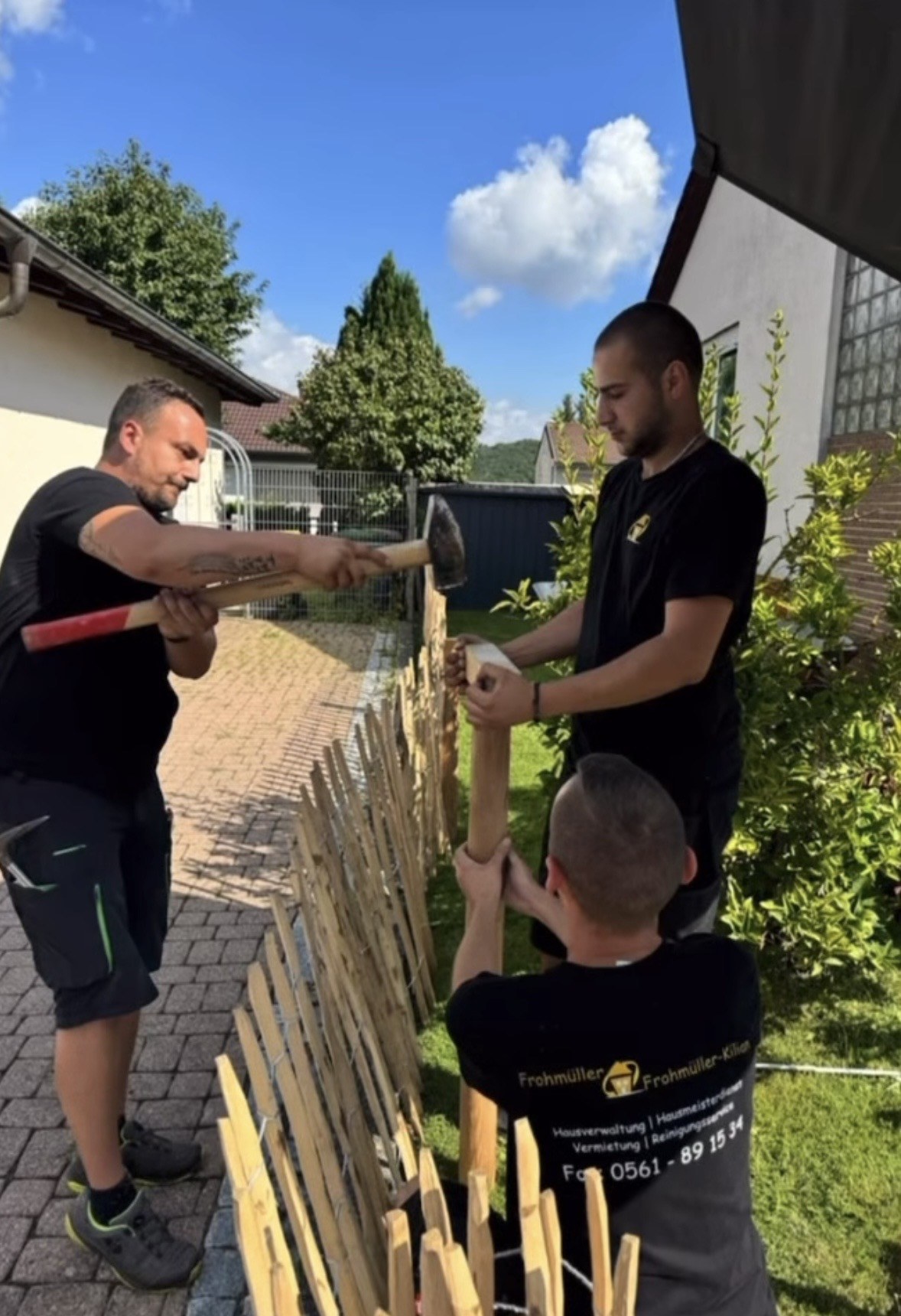 Montage im Außenbereich